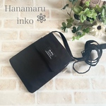 スマホショルダーポーチ　『お父さん達のスマホショルダー♪』　BLACK