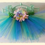 ＝SALE＝ボリュームたっぷり初めてのTUTU 　Baby（S）お花クリップ付き