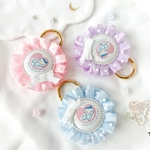 【選べる3色カラー】通勤&お出かけに♡両面マタニティマークキーホルダー　リボン付き　水色　ピンク　紫　マタニティキーホルダー　ゆめかわキーホルダー　お名前キーホルダー　癒し　プレゼント　サプライズ