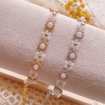 お花ビーズブレスレット✩ピンク✩６色展開