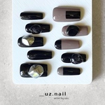 美フォルム♡ ＃7 チップ＆カラー変更無料♡ ネイルチップ｜個性派ネイル｜アクセサリーネイル｜大人ネイル