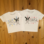 再販❗️️手描き 名前入りフレブルTシャツ