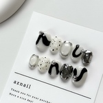 No.34  ネイルチップ 現品 ベリーショート(M)
