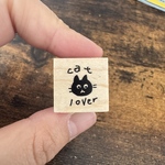 Cat lover スタンプ　はんこ
