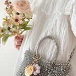 gold plate maternity key holder