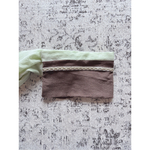 【obi (lime×brown)】帯　兵児帯　ゆかた　ベビー浴衣 
