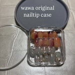 【送料無料】wawa オリジナルネイルチップケース