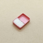 【おべんとうをつくろう！】ミニチュアフード「おべんとうせいさくキット（ピンクいろのおべんとうばこ）」