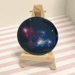 星空とうさぎの丸型ミラー