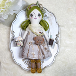 glad doll  mini 【モカ】　バッグチャーム　ドールチャーム　チャーム　人形