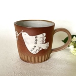 鳥のマグカップ　コーヒーカップ