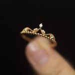 受注製作 リング 指輪 ＊gorgeous design crown ring