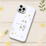 【全機種対応】にゃんたま＊スマホケース　後ろ姿　ねこのおしり