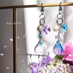 紫陽花~花びらとハートのチャーム 