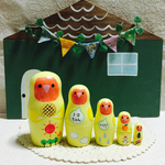 Ｔ様ペットオーダー品＊コザクラインコマトリョーシカ