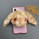 うさちゃんスマホポシェット クリップタイプ ベージュバンビちゃん