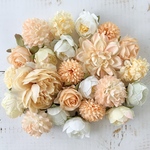 【再販】イエローオレンジ♡ᵕ̈花材詰め合わせ 花材・造花・アーティフィシャルフラワー・パーツ