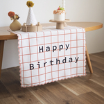 ⌇2wayバースデータペストリークロス⌇birthdayテーブルクロスタペストリー