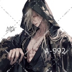 A-992 メンズ ステッカー sticker 素材 コラージュ collage シール achashop