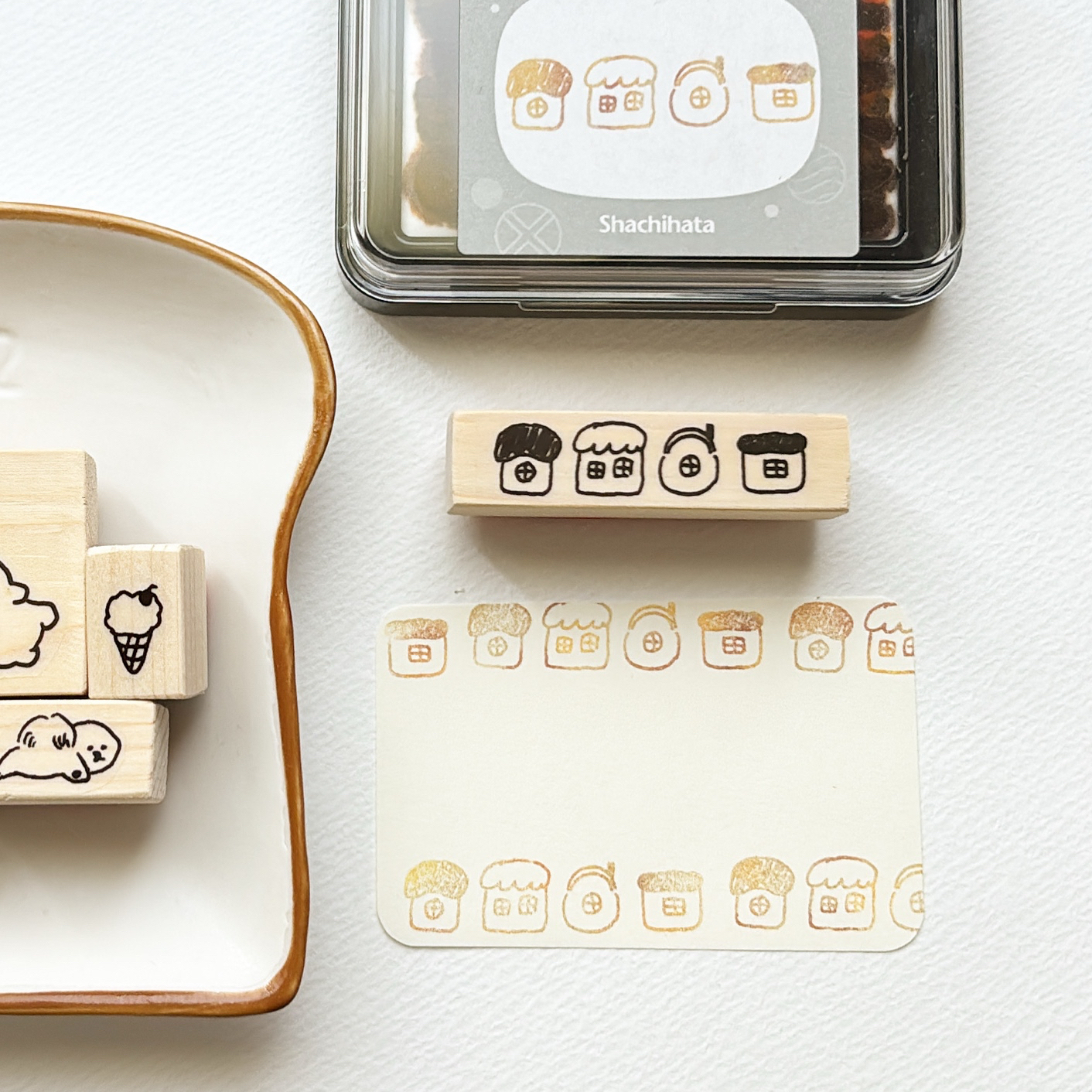 消しゴム はんこ しゅりけん 大サイズ セット eraser stamps shuriken