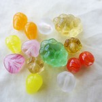 ヴィンテージチェコビーズセットフルーツ！１４個