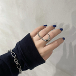 silver925 W finger ring