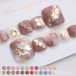 色が選べる♡天然シェルフットネイルチップ　　/Annaffiare   浴衣　ペディキュア　足用　