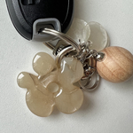 flower plate keyring／キーリング／キーホルダー