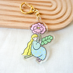 《new》アクリルキーホルダー「一輪の花」