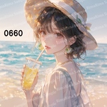 0660 オリジナルステッカー オリジナル人物ステッカー ステッカー シール りまりま  RimaRima