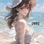 0662 オリジナルステッカー オリジナル人物ステッカー ステッカー シール りまりま  RimaRima