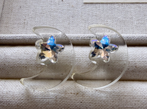 2pcs)限定商品)オリジナルピアス)moon&star)#LT3