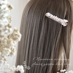 （ロング）お花畑のヘアクリップ
