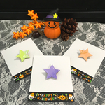 ハロウィン★スター ミニブローチ 3コセット