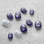 再販｜美フォルム♡ #127 チップ＆カラー変更無料♡ ネイルチップ｜シンプルネイル｜マグネットネイル｜クリアネイル｜星ネイル｜スターネイル