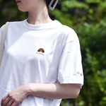 【2025新作】選べる犬種74種！ワンポイント犬刺繍Tシャツ【ホワイト】名入れ可 親子 うちの子 メンズ レディース 白