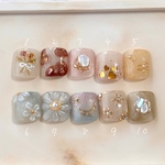 【季節限定】 フットネイルチップ 10種 親指のみ