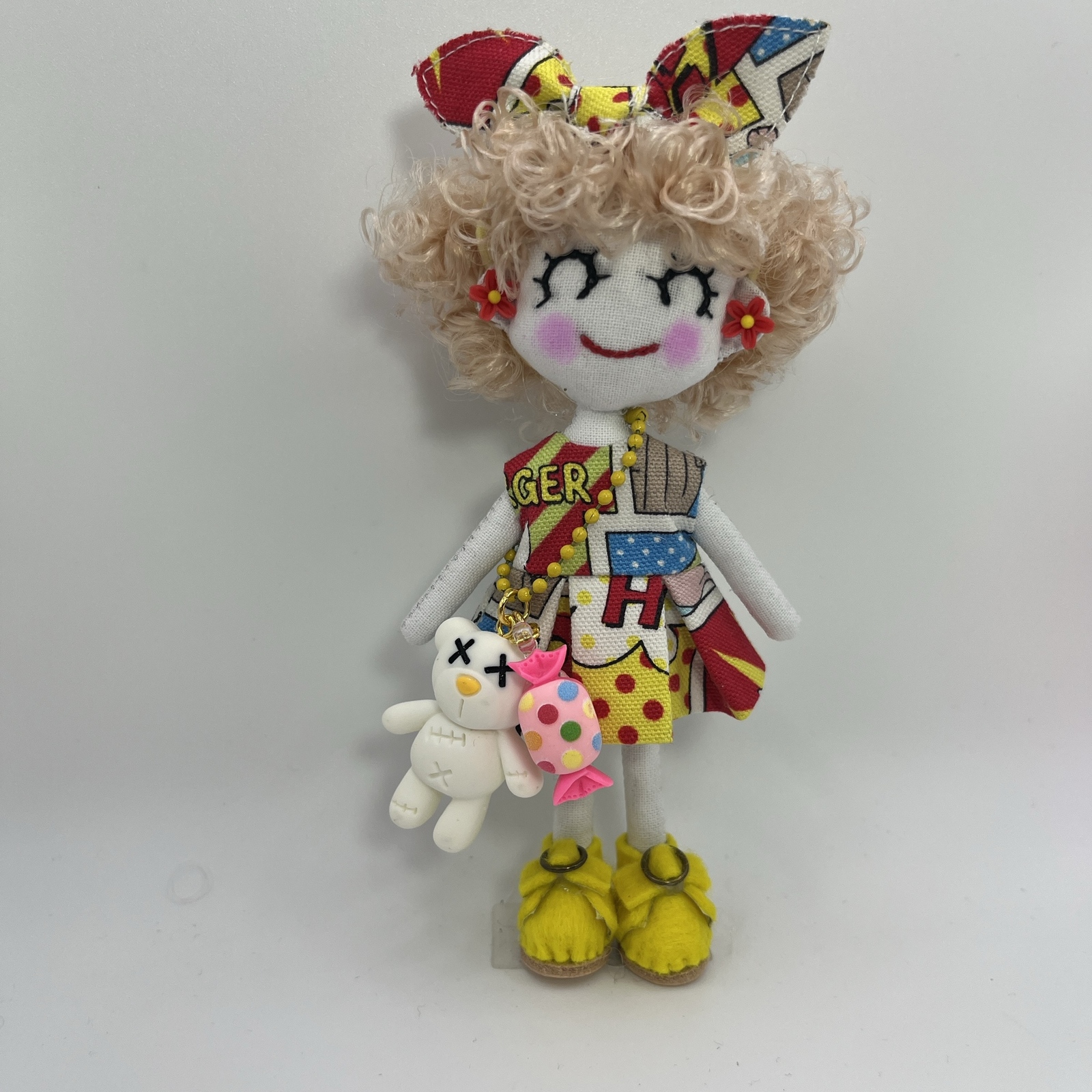 ハンドメイド・Big可動エンジェルベビちゃんのお人形・アートドール・ぬいぐるみ ハンドメイド・Big 可動エンジェルベビちゃんのお人形・アート