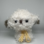 【ご注文品】もこもこプードルのあみぐるみ🐩…ホワイト