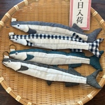 え、これペンケース！？🐟 本物そっくり！？ふっくら可愛い【秋刀魚ペンケース】選べる4色＆キーホルダー付き