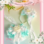 💎3rd Anniversary Special Set💎 3周年記念特別カチューシャ&チョーカーセット【送料無料・限定価格】 🎀robe🎀ベルサイユ💖アニバーサリー💍撮影会　誕生日　