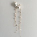 "lisianthus リシアンサス" バロックパール　ロングピアス　イヤリング　ウェディング