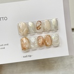 clear brown beige nuance