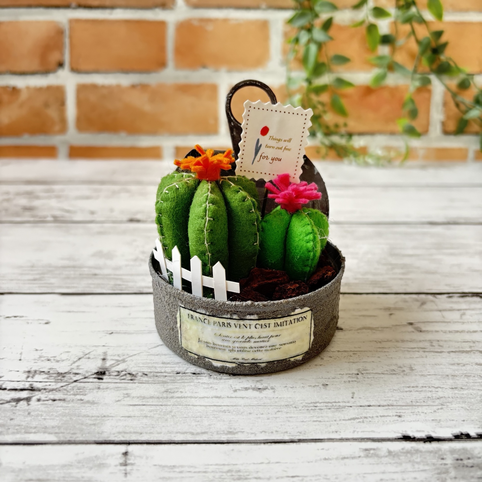 フェルトサボテン🌵寄せ植え4 - Clover Garden | minne byGMOペパボ