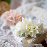 紫陽花のお花バレッタ【アナベル風カラー】