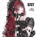 original sticker « no.5727 »     //     人物ステッカー オリジナルステッカー オリジナル人物ステッカー ステッカー cotton melody 