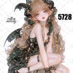 original sticker « no.5728 »     //     人物ステッカー オリジナルステッカー オリジナル人物ステッカー ステッカー cotton melody 