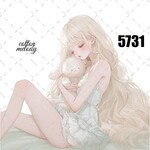 original sticker « no.5731 »     //     人物ステッカー オリジナルステッカー オリジナル人物ステッカー ステッカー cotton melody 