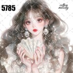 original sticker « no.5785 »     //     人物ステッカー オリジナルステッカー オリジナル人物ステッカー ステッカー cotton melody 