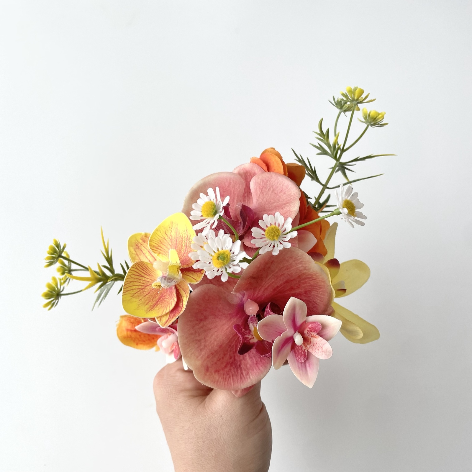 アーティフィシャルフラワーブーケ、ヘッドパーツ ラプンツェルのヘッドパーツセット【プリザーブドフラワー】